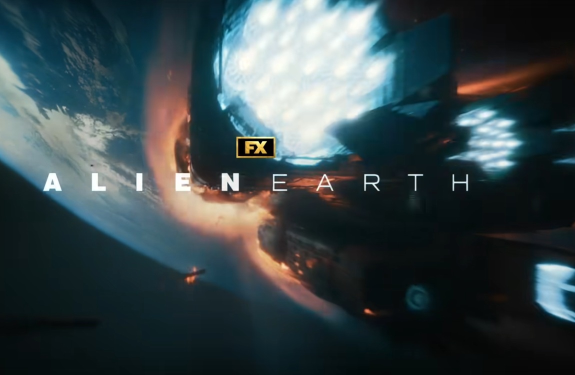 The USCSS Maginot burns in Earth's atmosphere in Alien: Earth