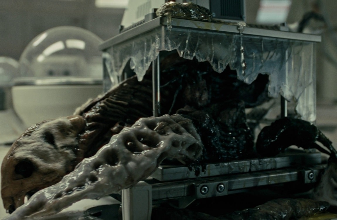 The Black Goo mutated rat from Alien: Romulus