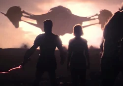The ship used by Dek Predator's mother in Predator: Badlands