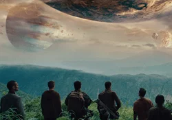 The clearing that shows the different planets around the Game Preserve