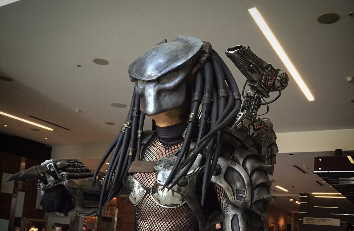 What is the story behind the design of the Predator costume in the