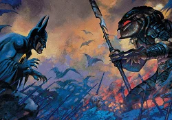 Batman vs. Predator crossover comic cover