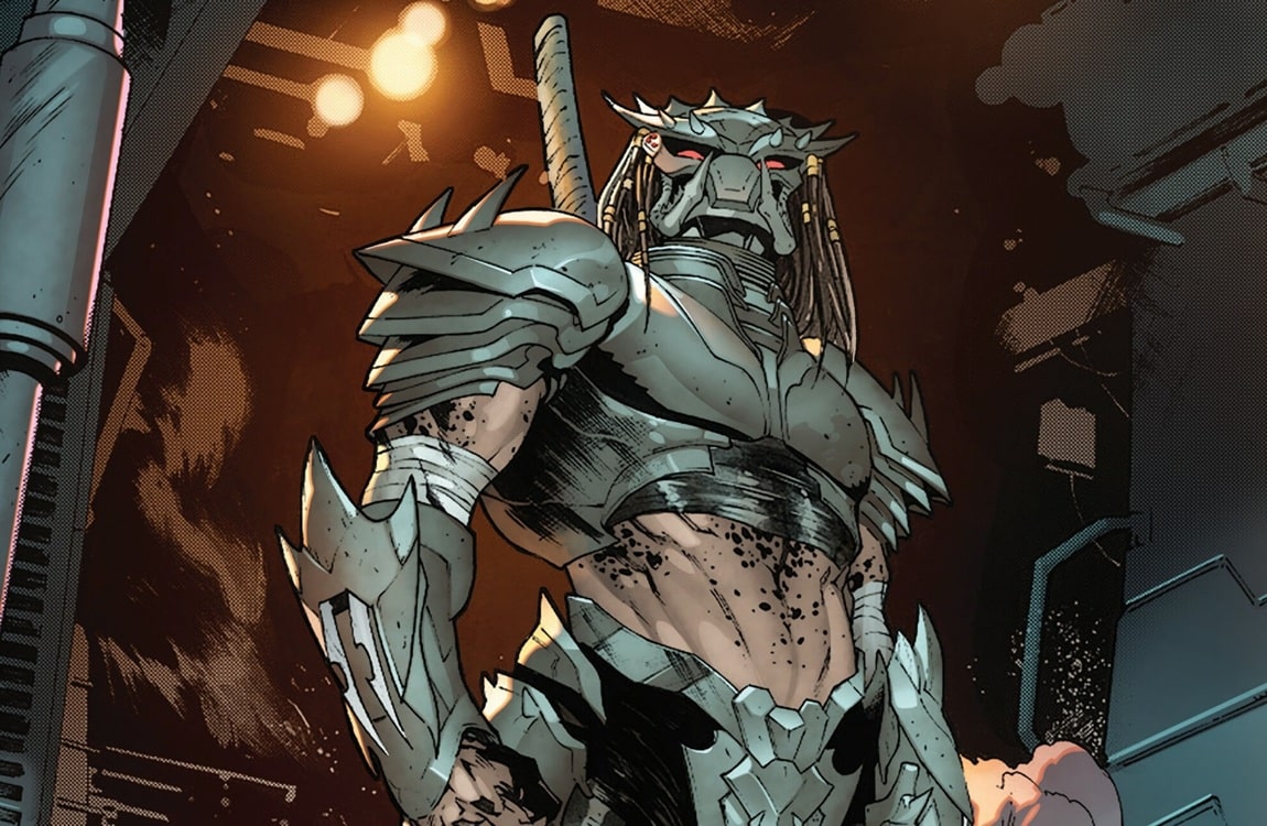 A Predator that looks like a Samurai in Marvel's Predator comics