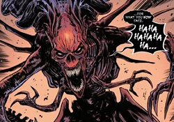 The Red King Xenomorph from Alien vs. Captain America