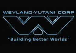The logo for Weyland-Yutani