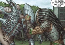 Smiley Predator is greeted
