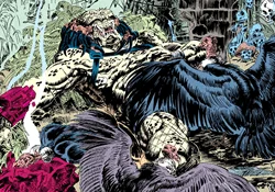 The Jungle Hunter Predator resting on a tree branch